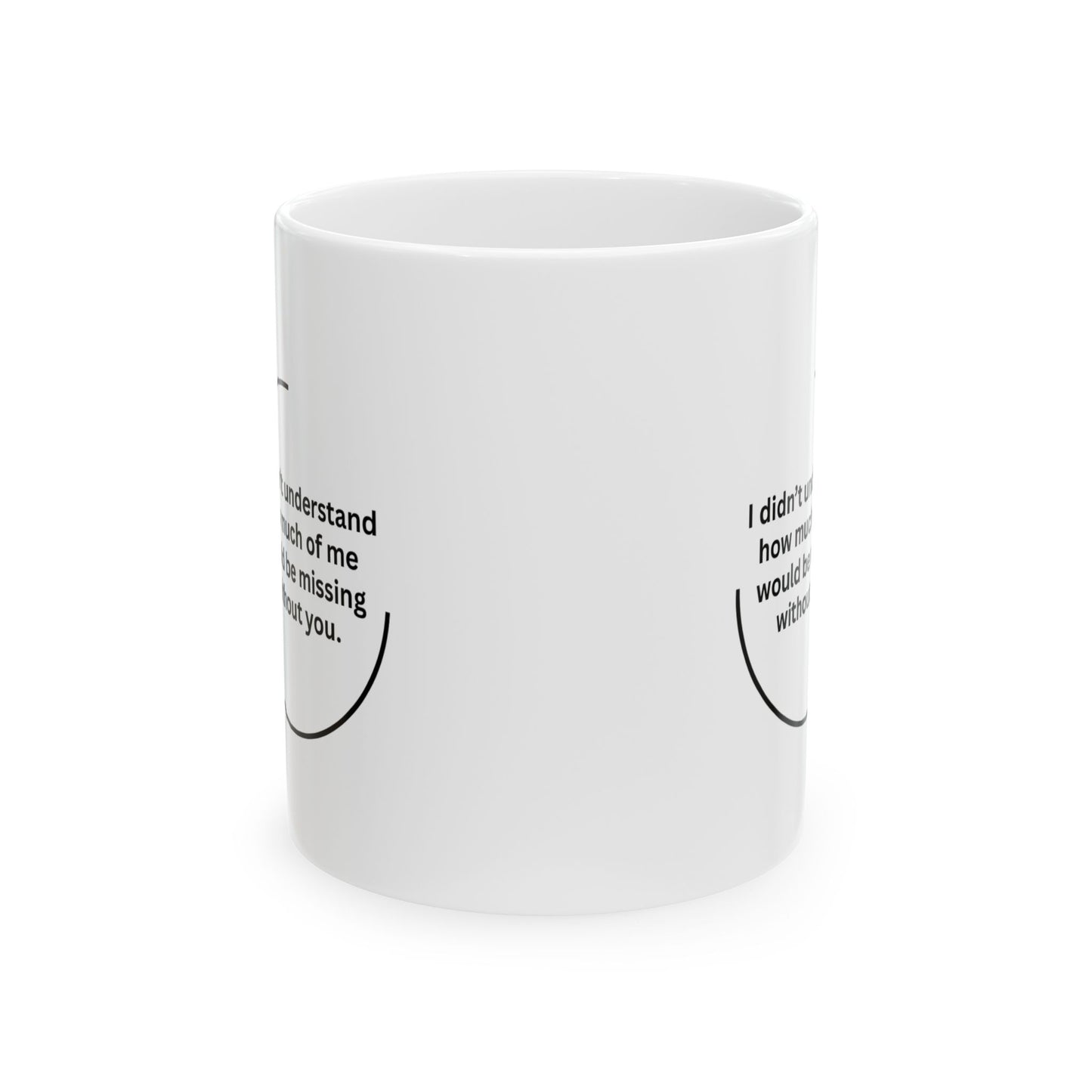 'I Didn’t Understand' Memorial Mug Left/Right