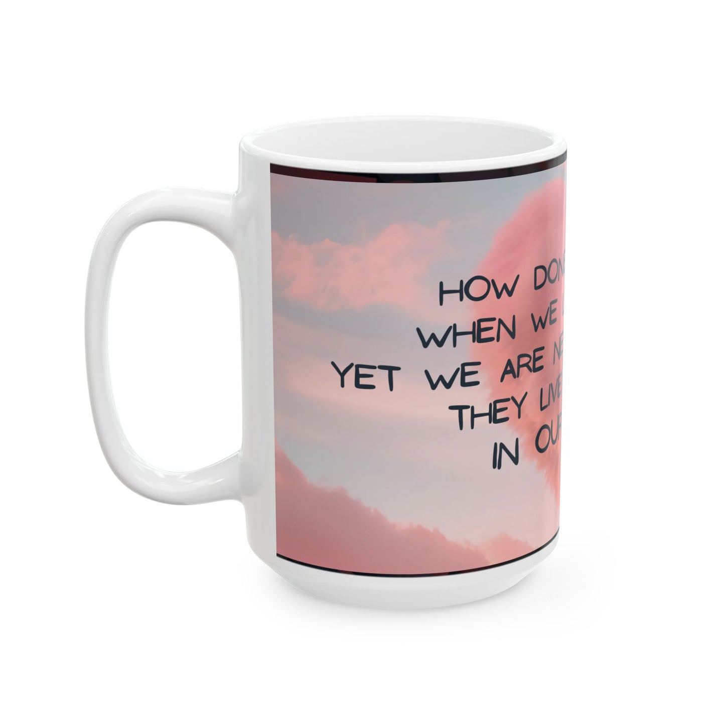 'Never Alone' Comforting Grief Mug 11oz/15oz