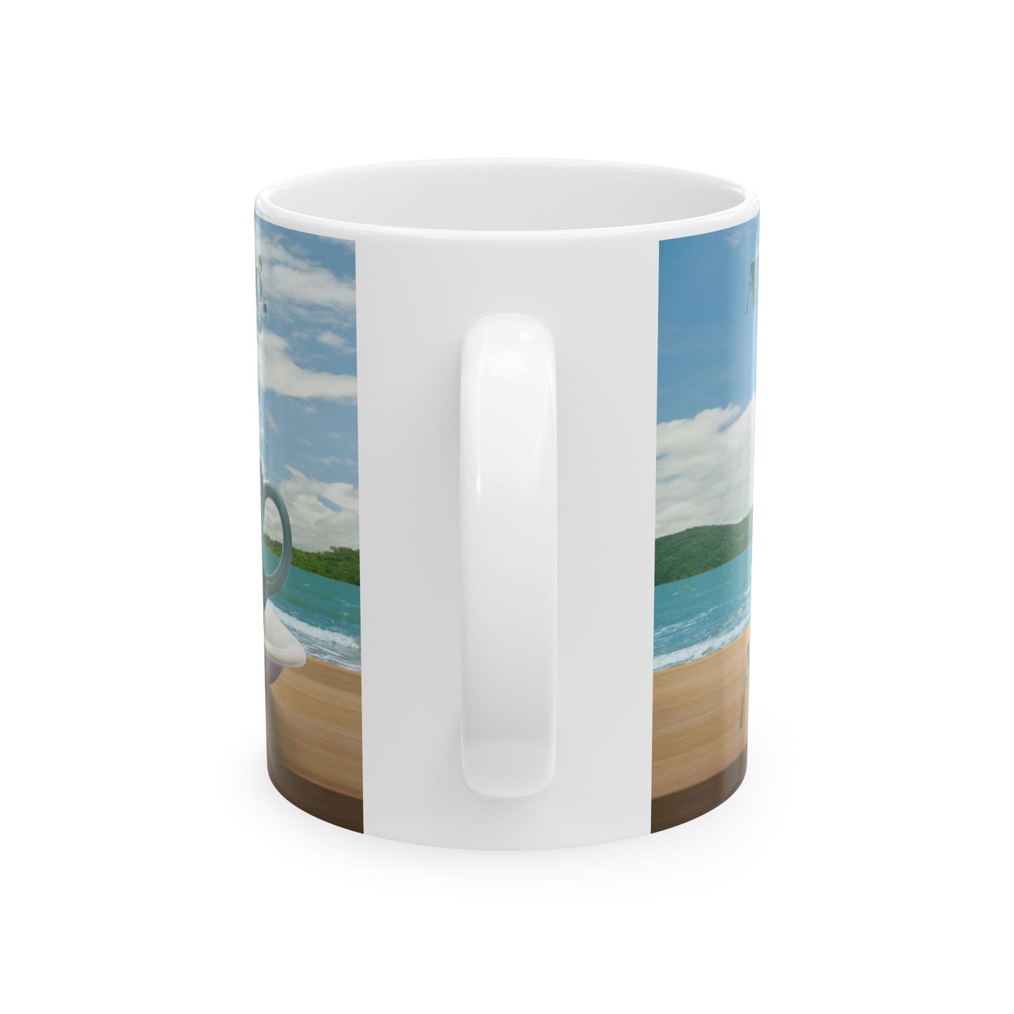 Always Part of My Morning, Always Part of My Heart Blue – Personalized Memorial Mug