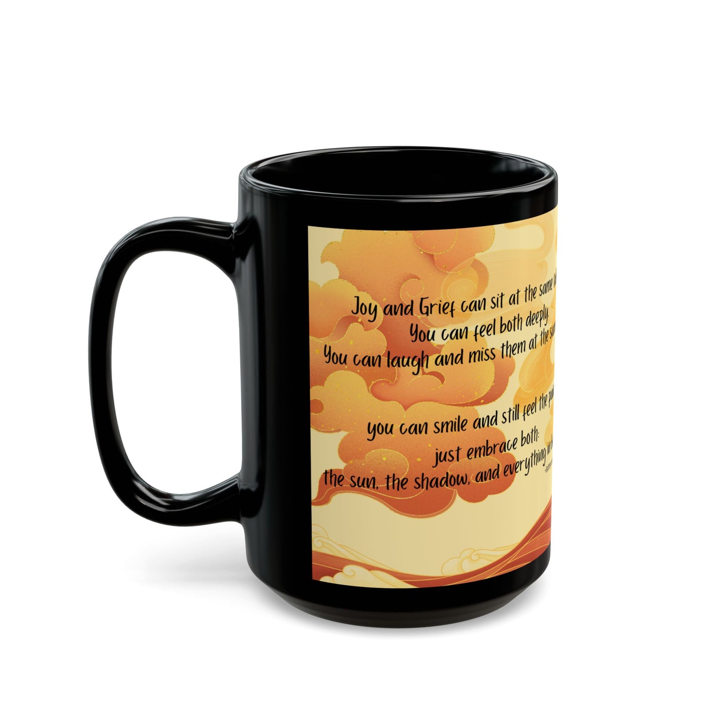 Joy and Grief Comfort Mug Black 11oz/15oz