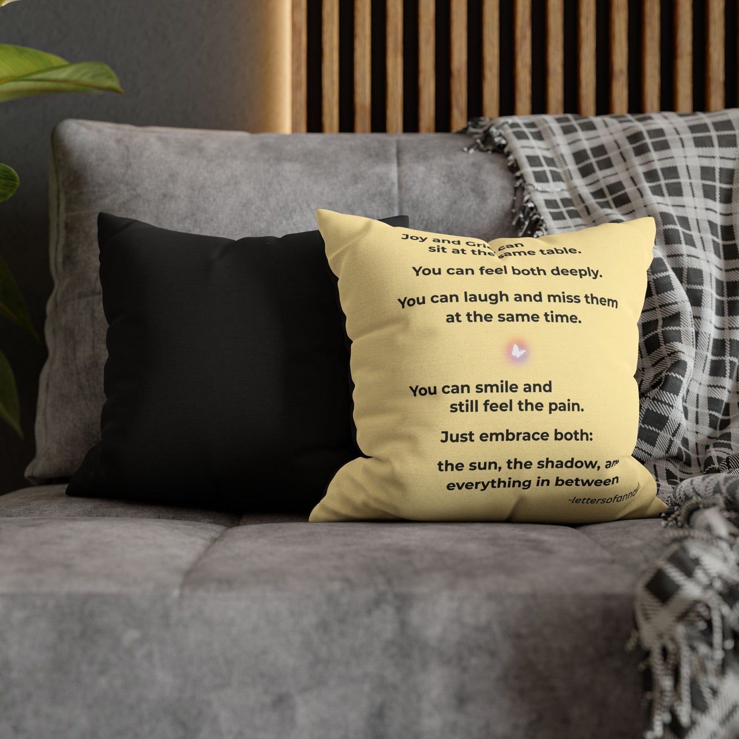 Joy & Grief Pillow