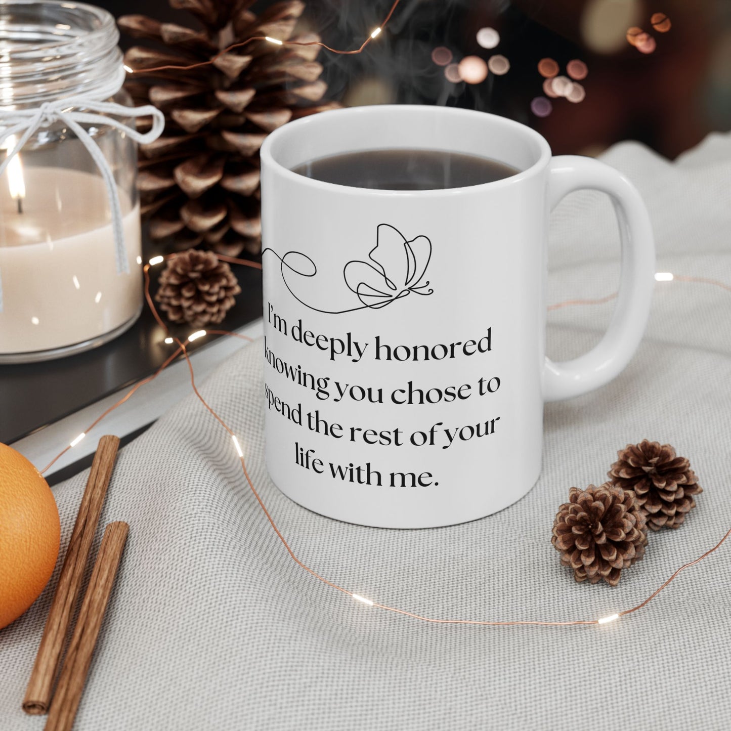 'Honored to Share Life' Love & Remembrance Mug 11oz, 15oz