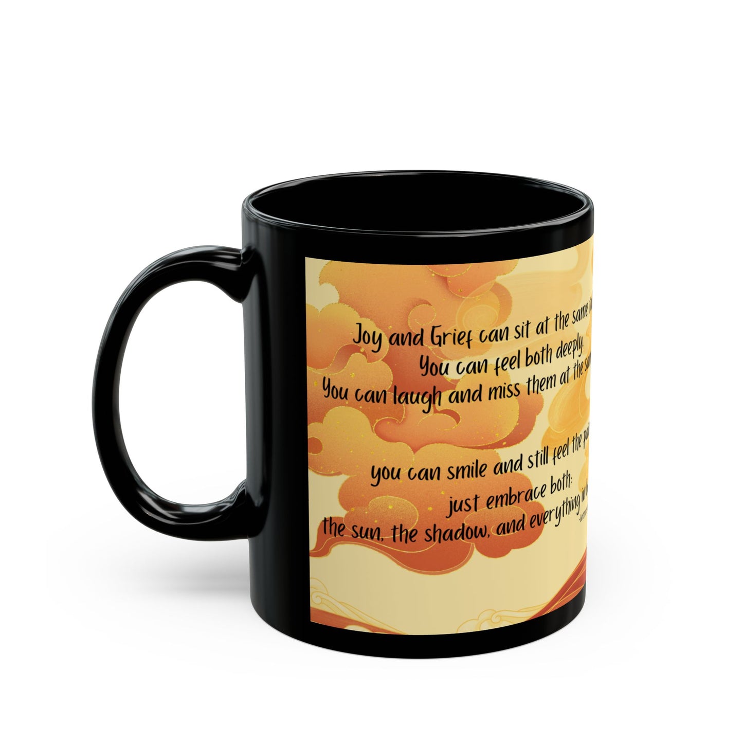 Joy and Grief Comfort Mug Black 11oz/15oz