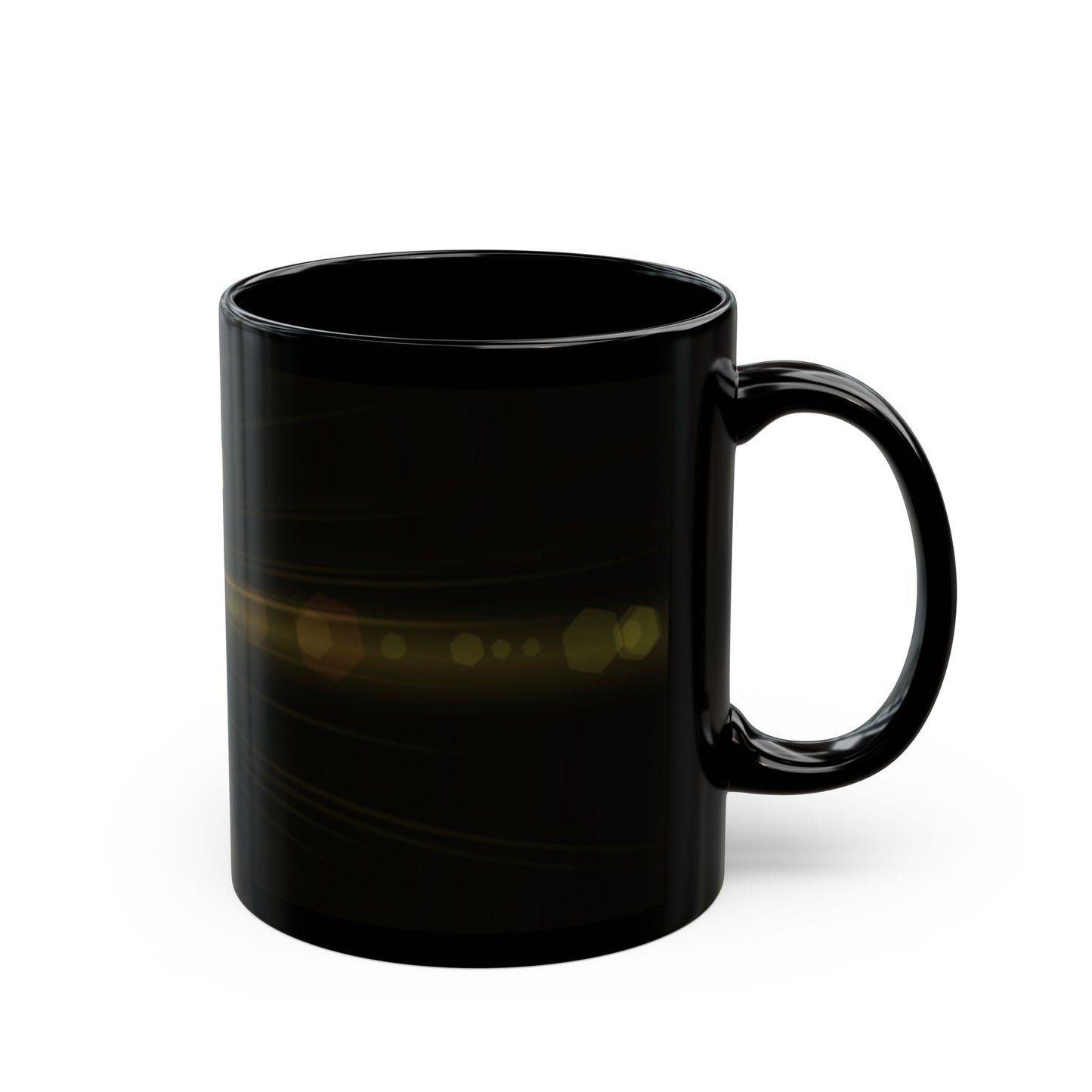 Living in God Energy – Black Mug 11 oz/15oz