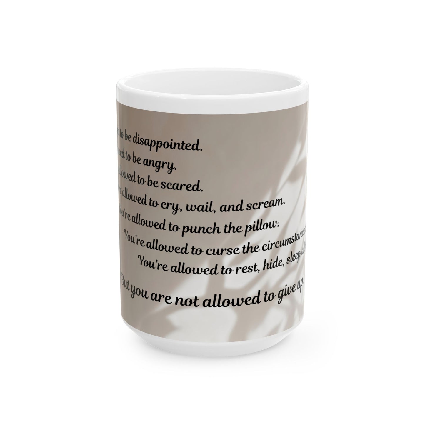 'You're Allowed' Resilience Mug 11oz/15oz