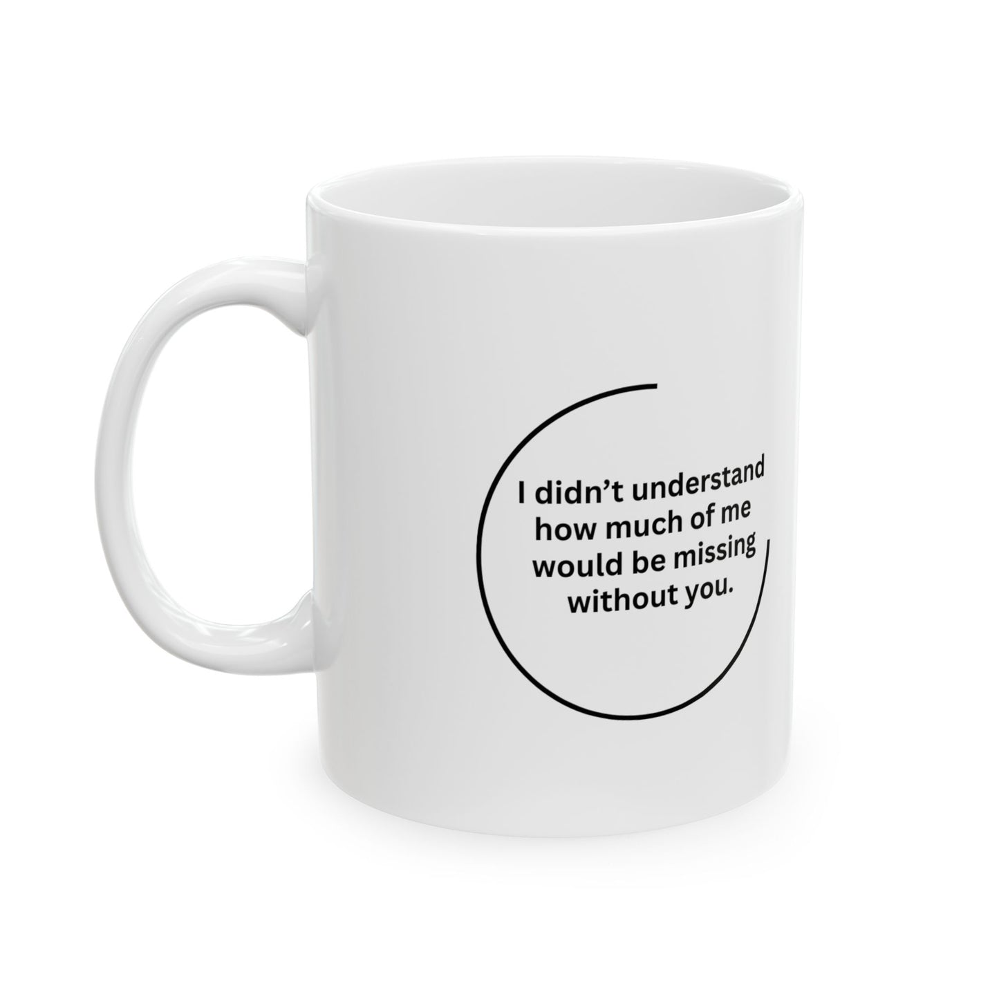 'I Didn’t Understand' Memorial Mug Left/Right