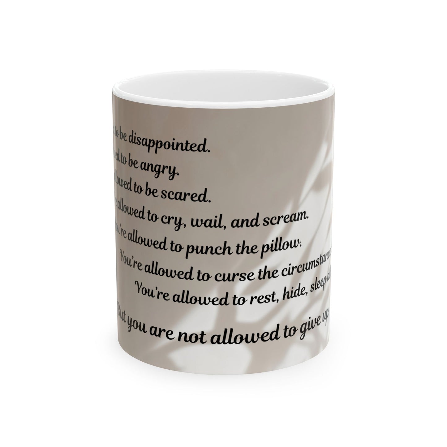 'You're Allowed' Resilience Mug 11oz/15oz