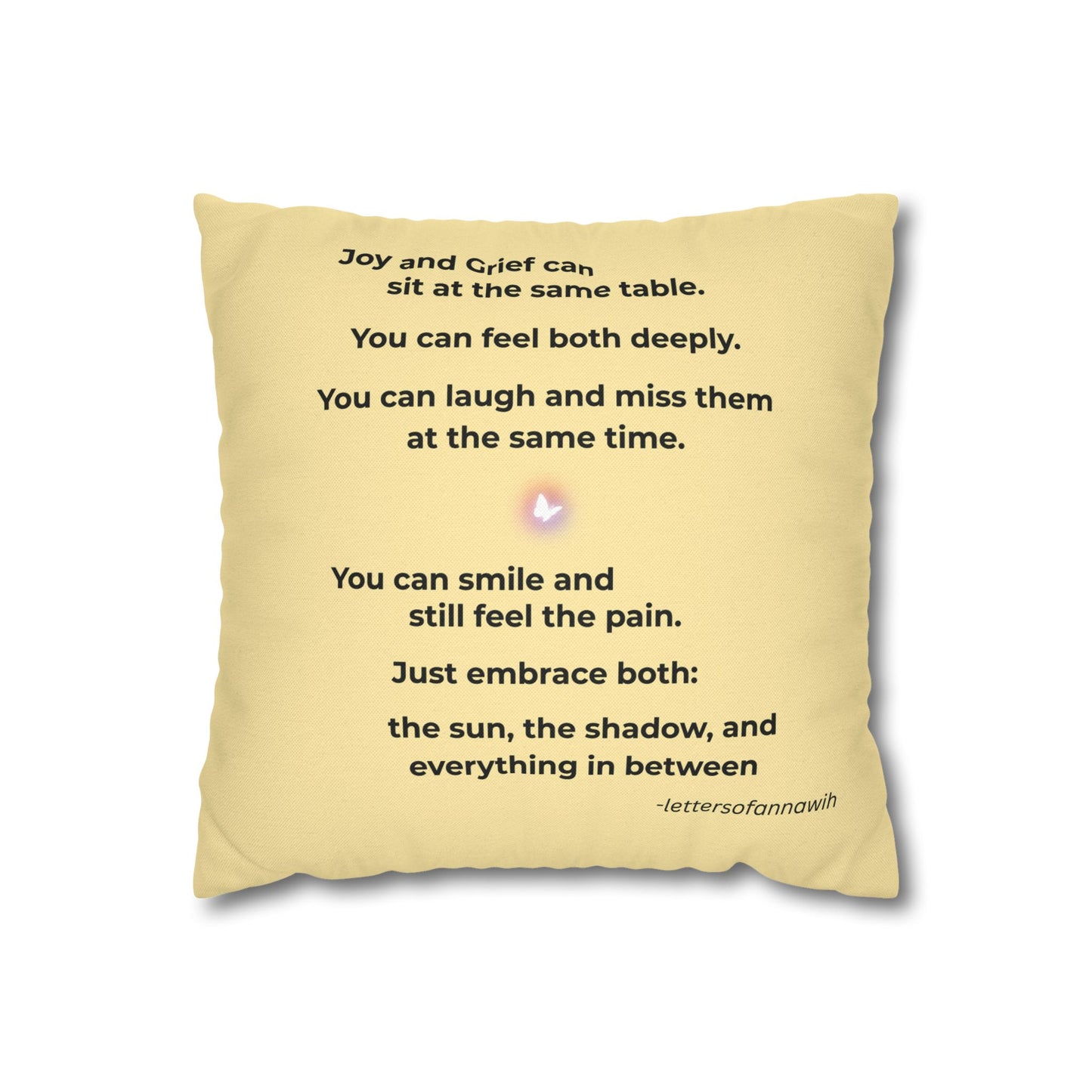 Joy & Grief Pillow