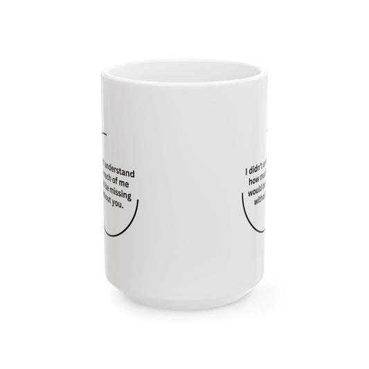 'I Didn’t Understand' Memorial Mug Left/Right
