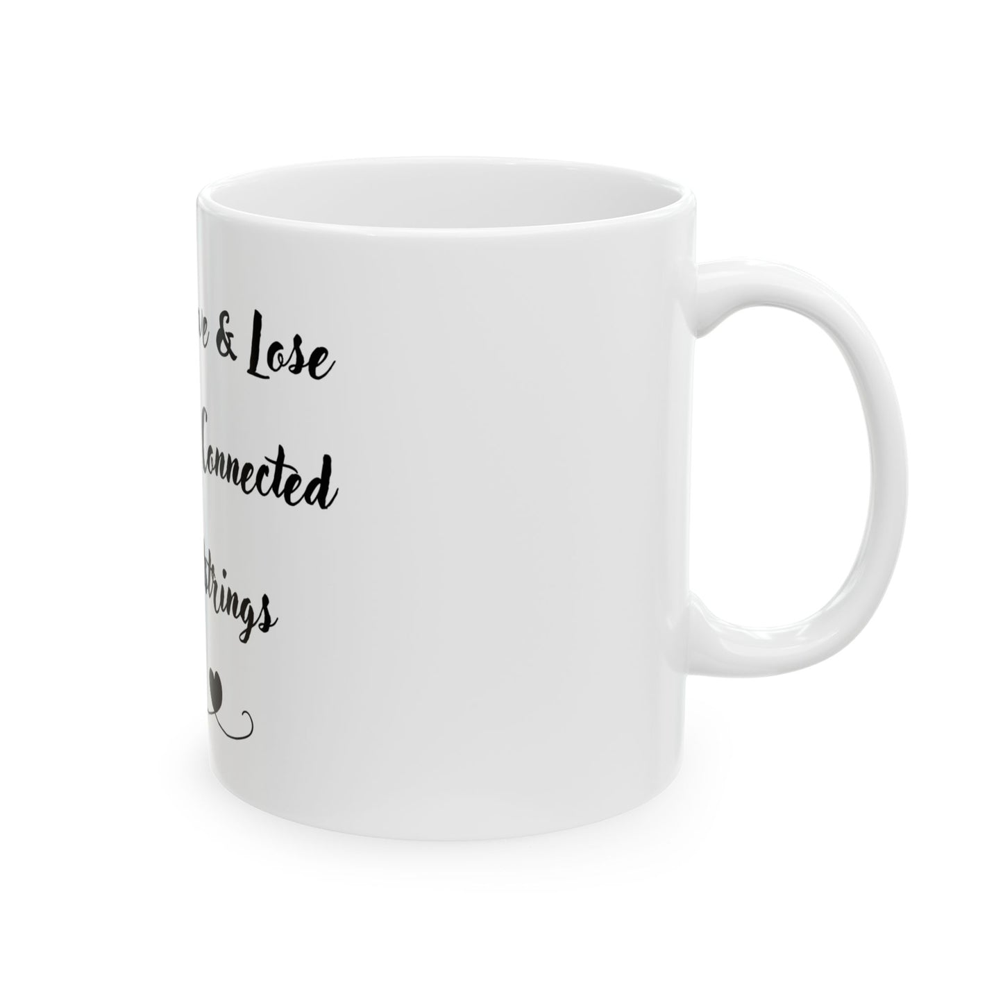 “Connected by Heartstrings” Memorial Coffee Mug