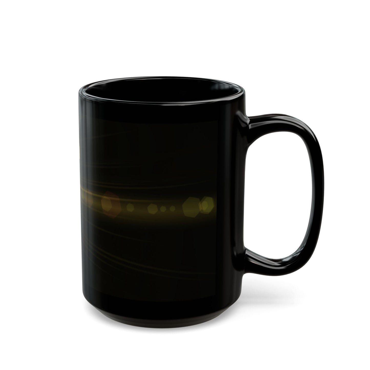 Living in God Energy – Black Mug 11 oz/15oz