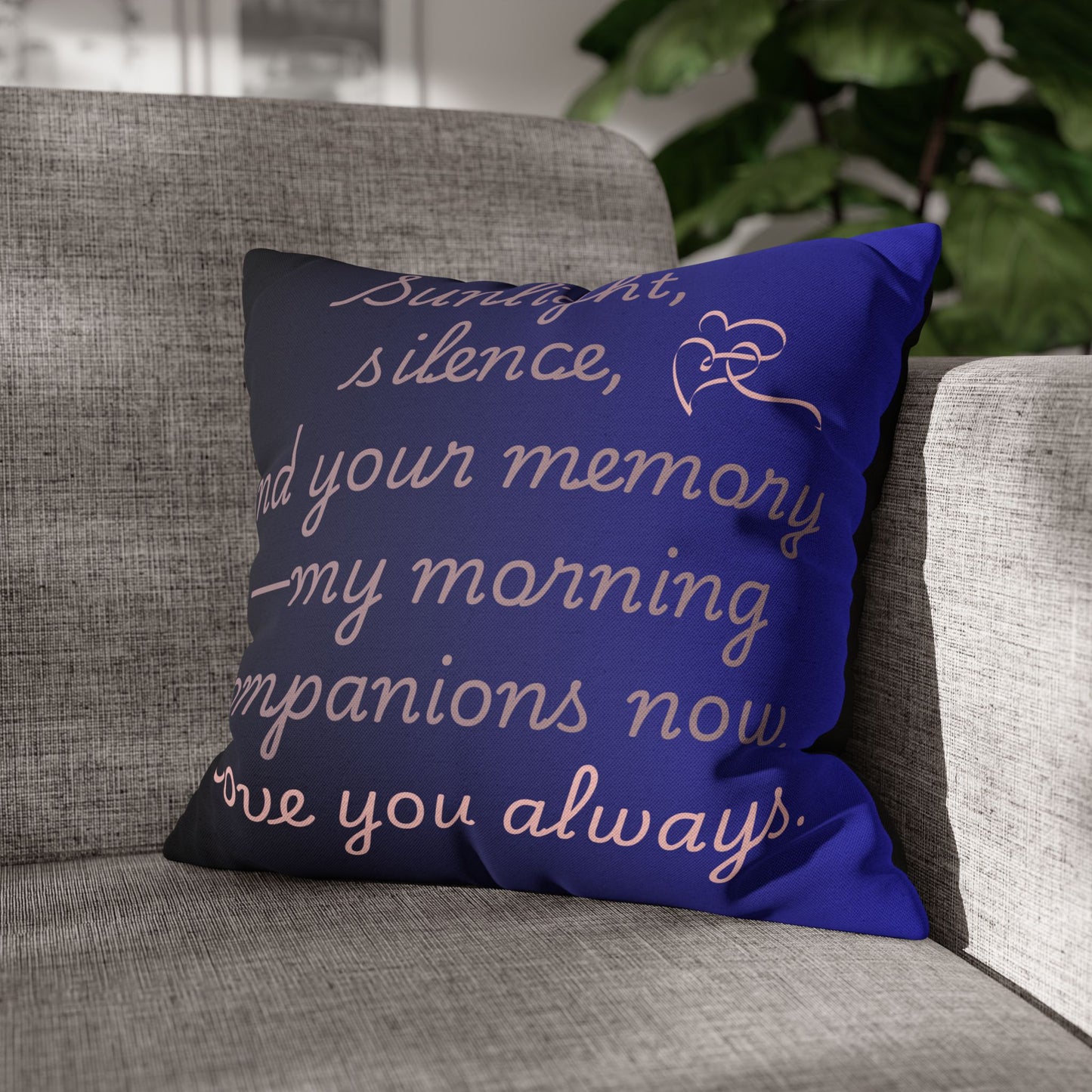“Morning Companions” Memorial Pillow