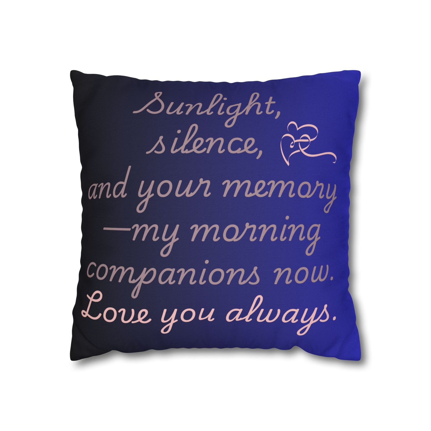 “Morning Companions” Memorial Pillow