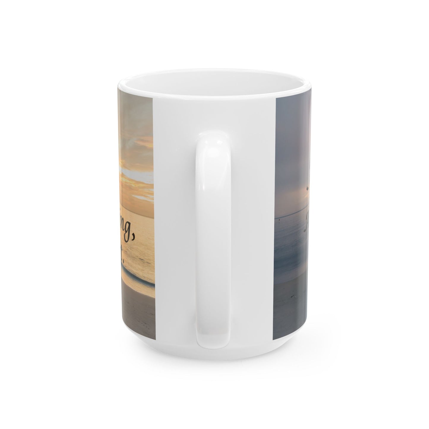Always Part of My Morning, Always Part of My Heart – Sunrise Beach Memorial Mug