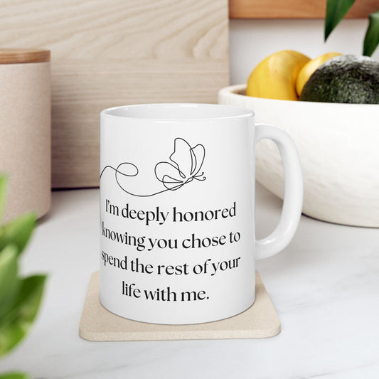 'Honored to Share Life' Love & Remembrance Mug 11oz, 15oz