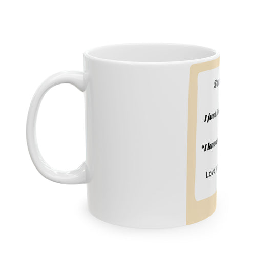Sentimental Ceramic Mug for Remembrance | Gifts for Loved Ones | Coffee or Tea Mug | Memorial Mug | Heartfelt Keepsake