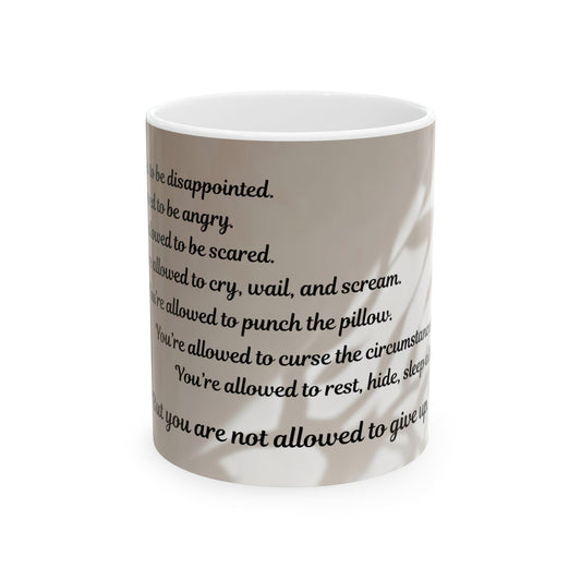 'You're Allowed' Resilience Mug 11oz/15oz