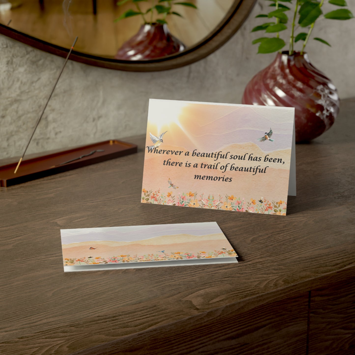 Trail of Beautiful Memories – Sympathy Card