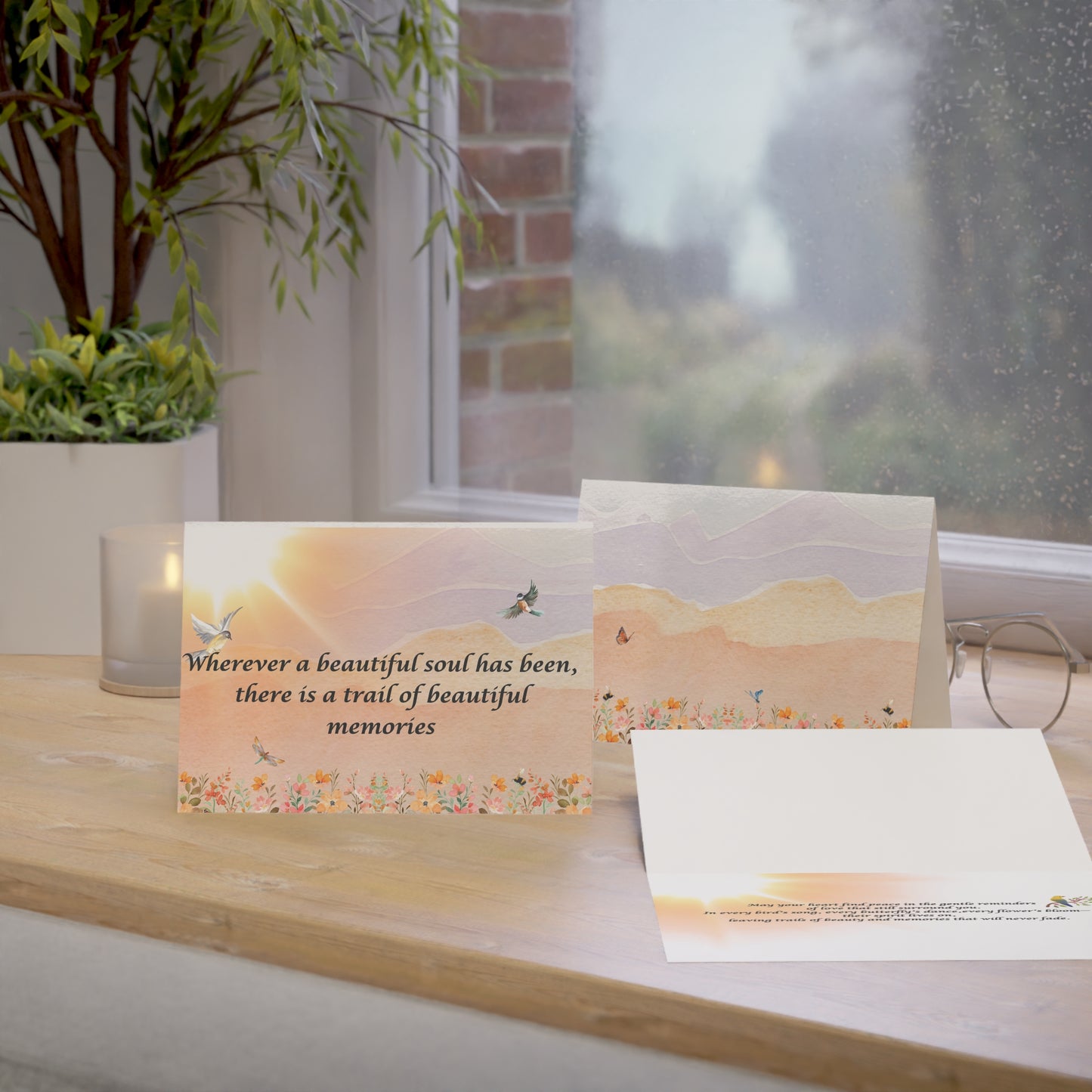 Trail of Beautiful Memories – Sympathy Card