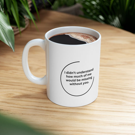 'I Didn’t Understand' Memorial Mug Left/Right