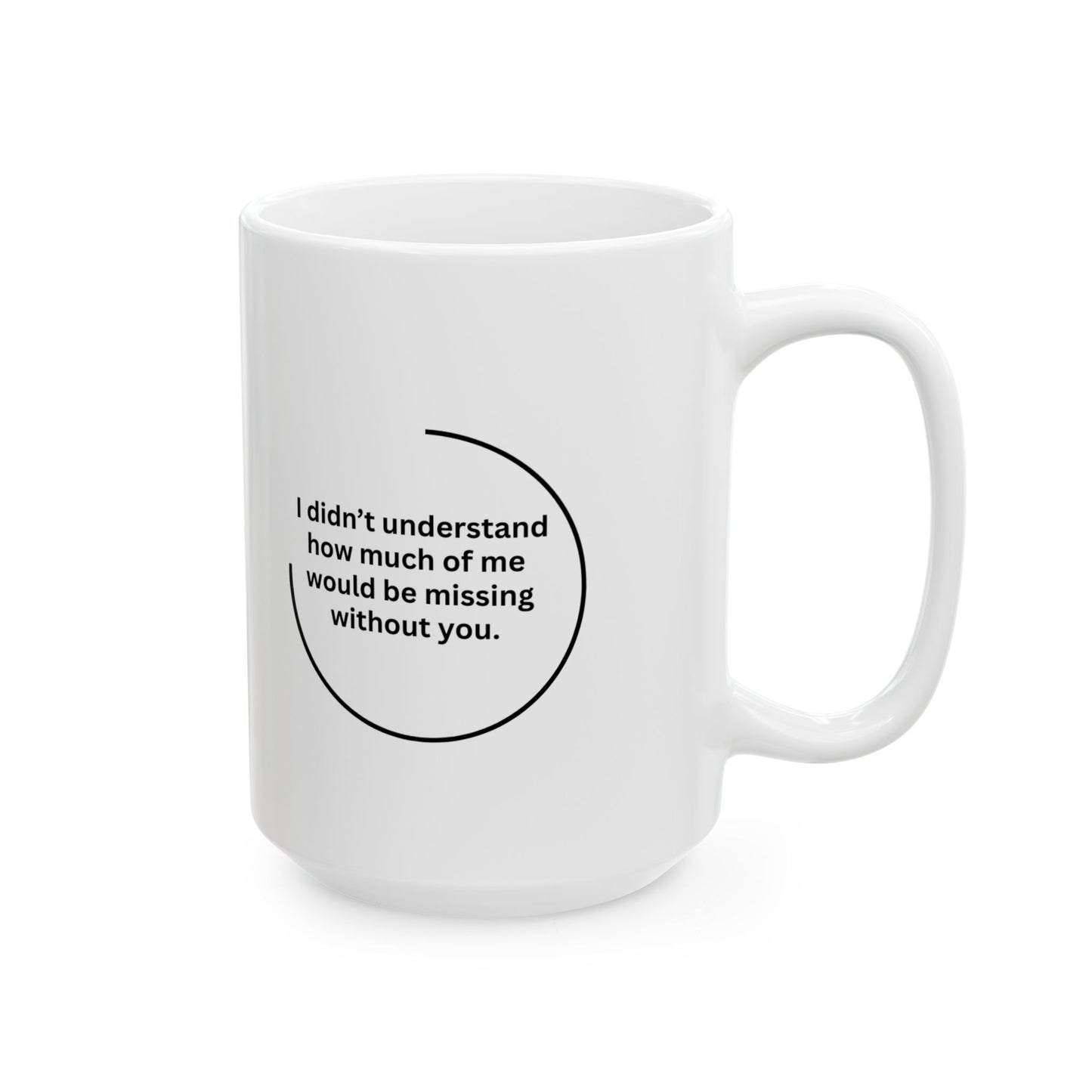 'I Didn’t Understand' Memorial Mug Left/Right